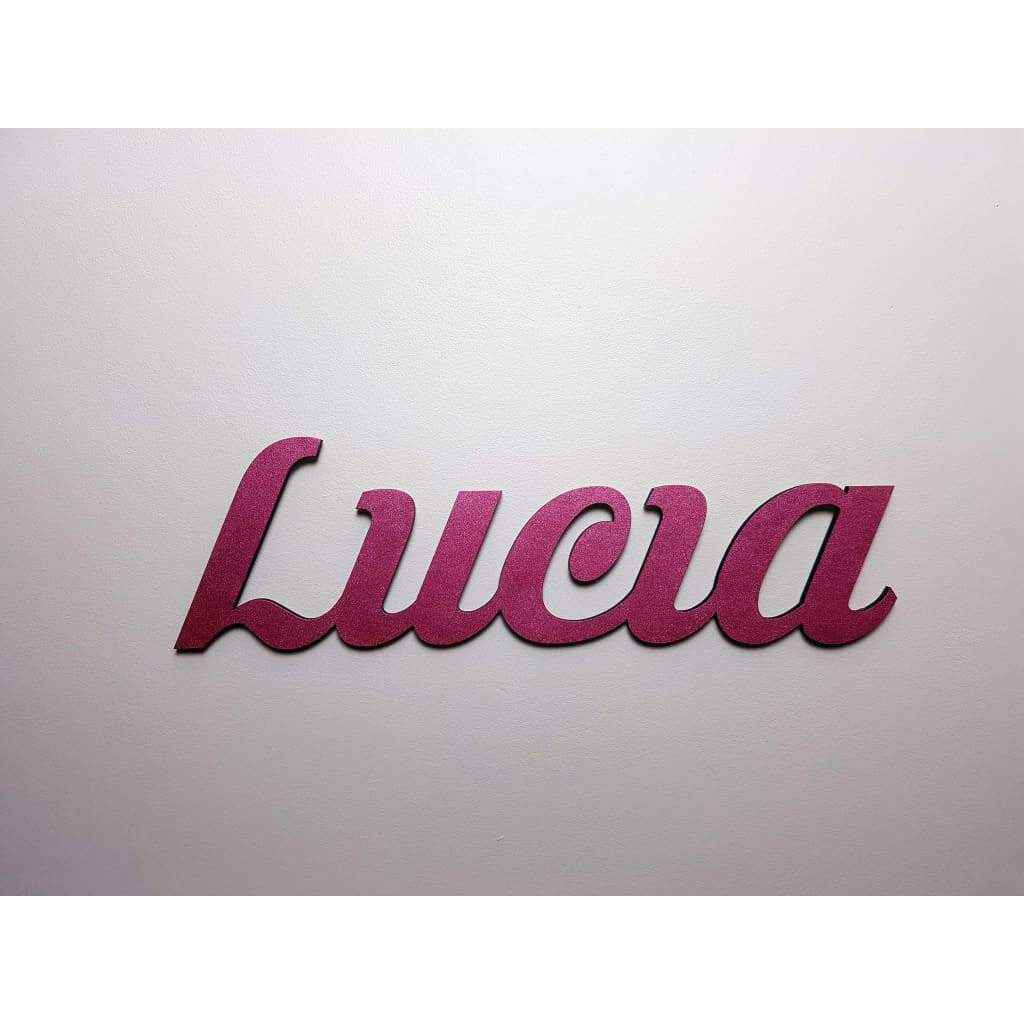 Wall Name Plaque Free Personalisation - Laser Cut Name Plaque