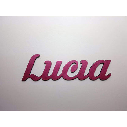 Wall Name Plaque Free Personalisation - Laser Cut Name Plaque