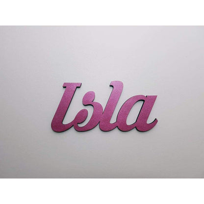 Wall Name Plaque Free Personalisation - Laser Cut Name Plaque
