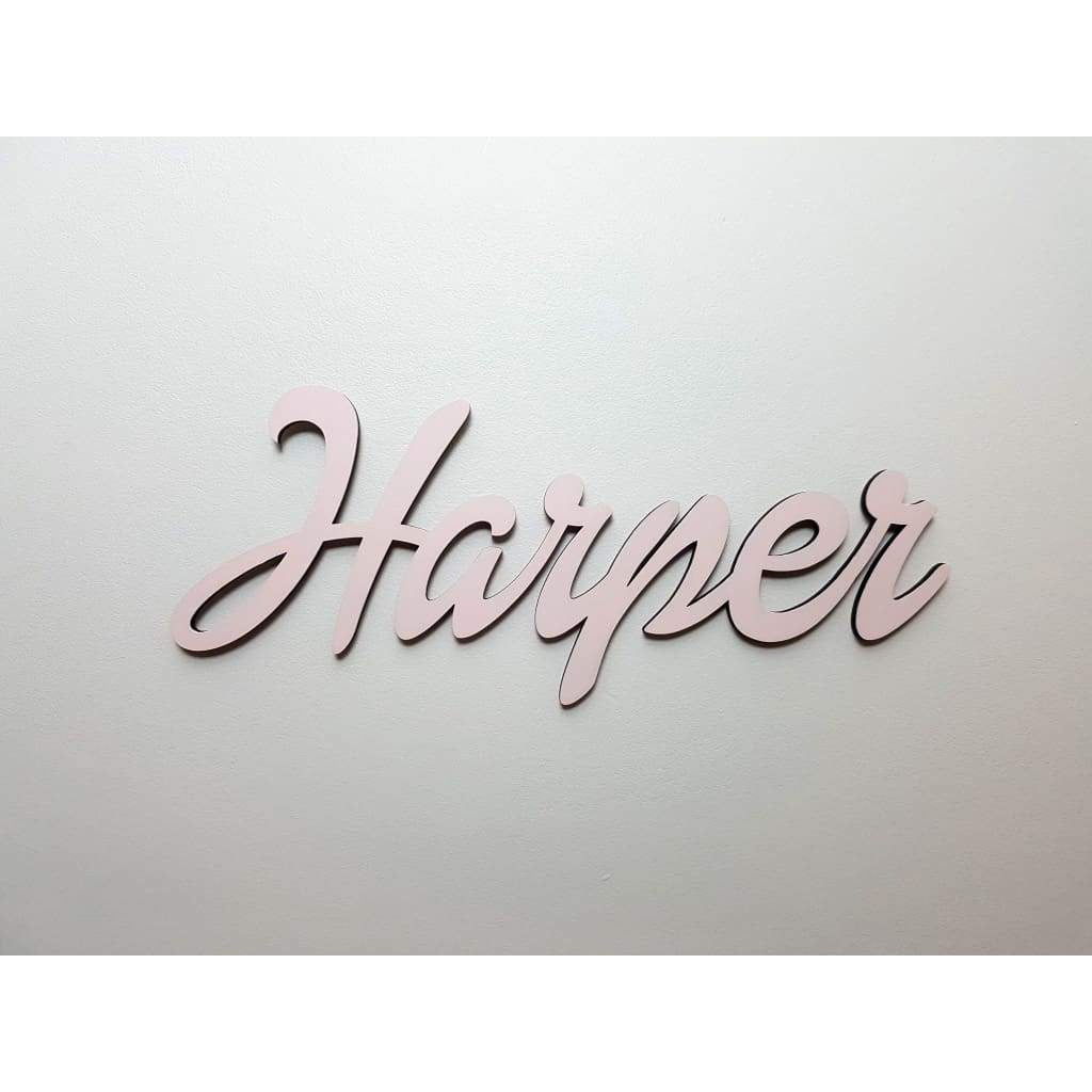 Wall Name Plaque Free Personalisation - Laser Cut Name Plaque