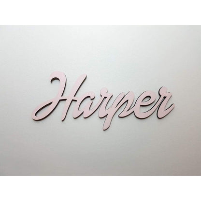 Wall Name Plaque Free Personalisation - Laser Cut Name Plaque