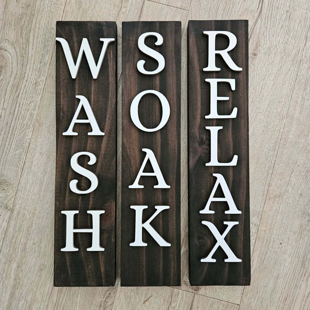 Wash Soak Relax set - General Signs