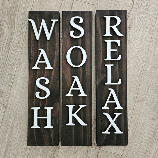 Wash Soak Relax set - General Signs
