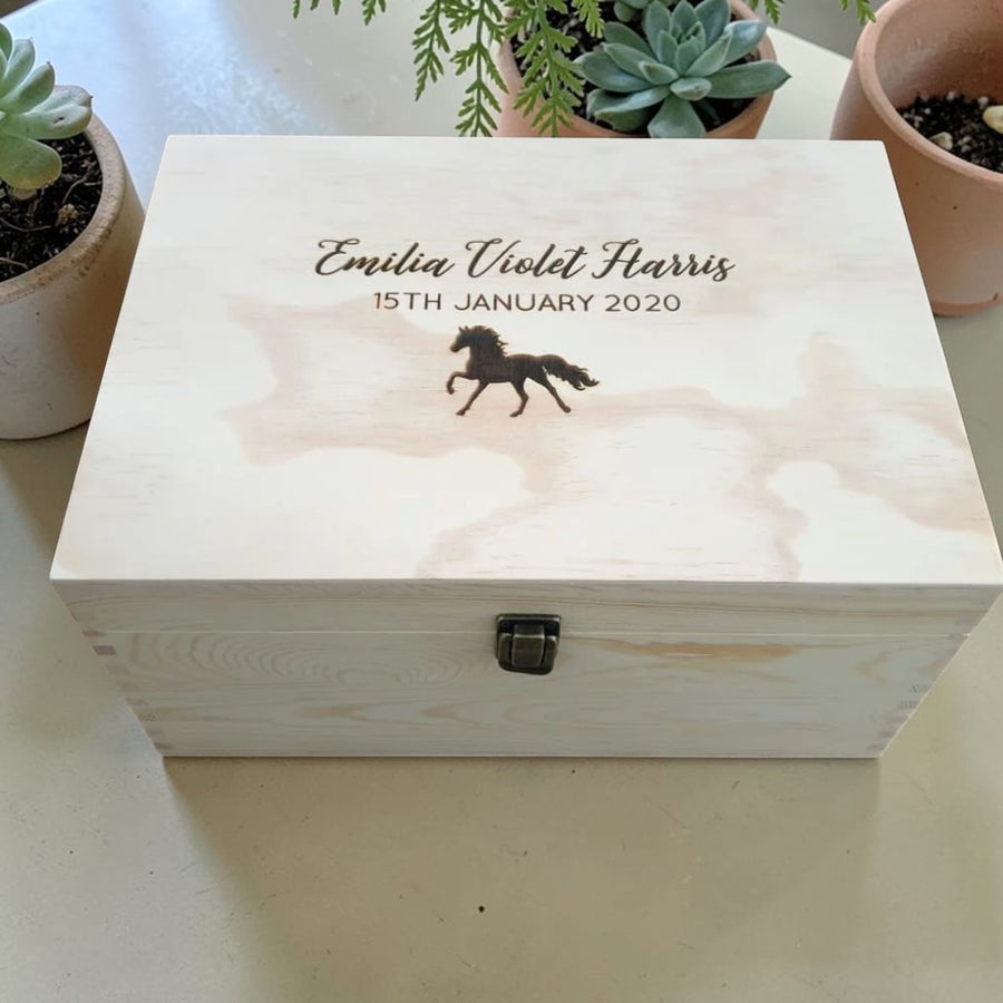 Baby keepsake boxes