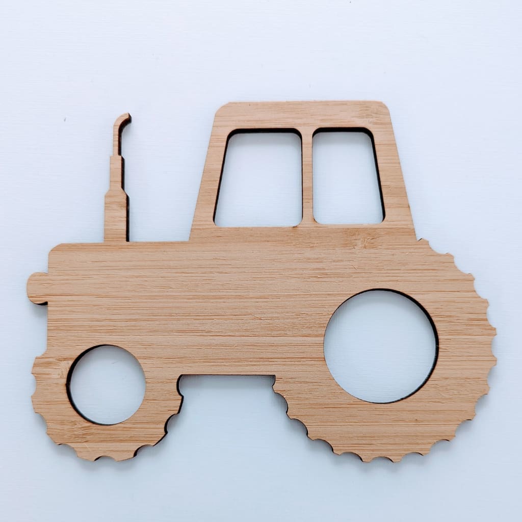 12cm Two Pack Shape/Blank Bamboo - Craft Shape