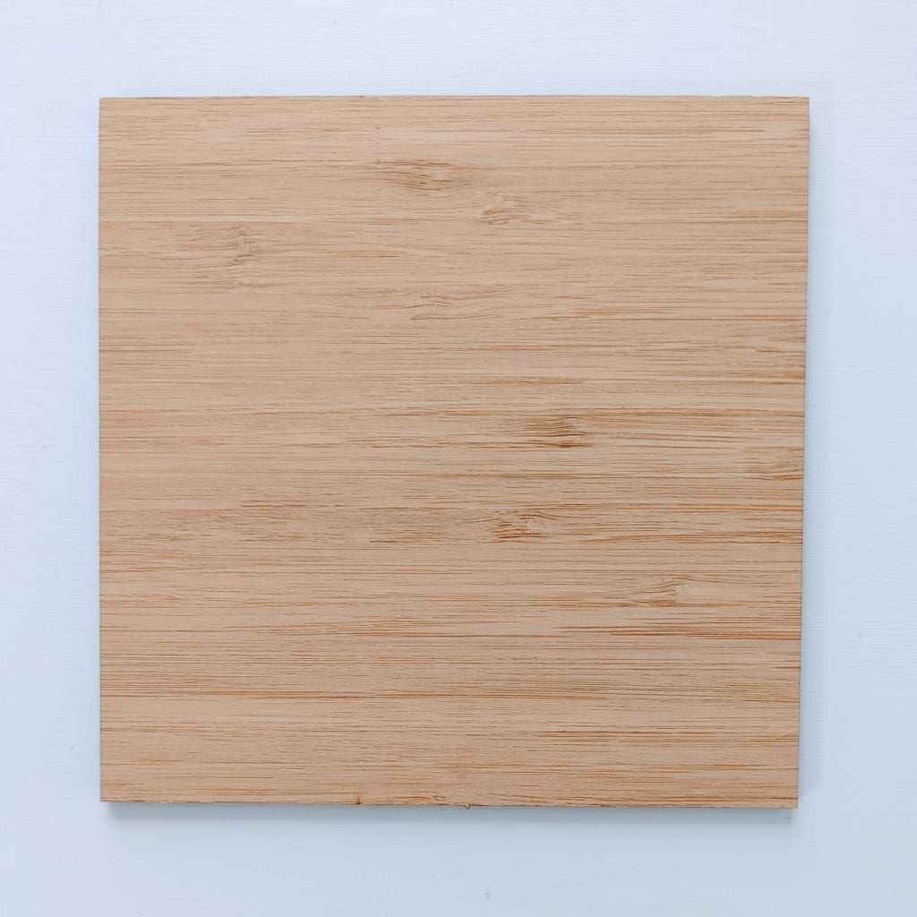 12cm Two Pack Shape/Blank Bamboo - Craft Shape