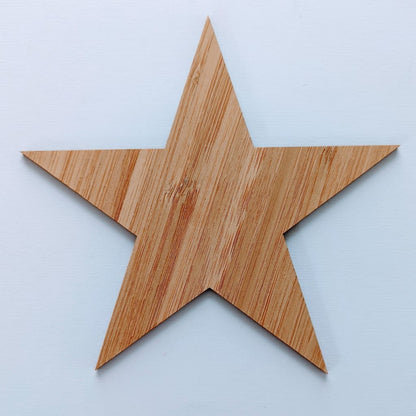 12cm Two Pack Shape/Blank Bamboo - Craft Shape