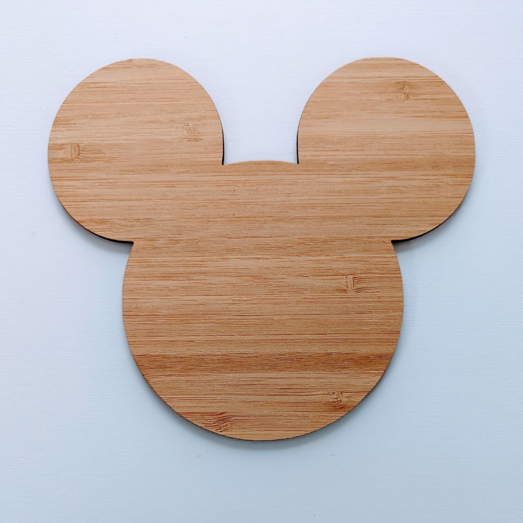 12cm Two Pack Shape/Blank Bamboo - Craft Shape
