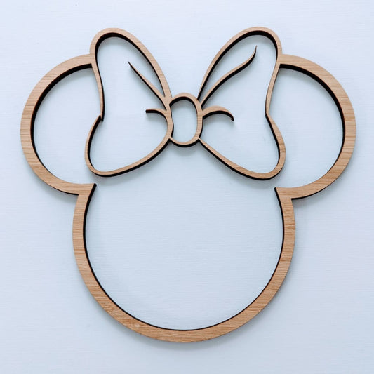 12cm Two Pack Shape/Blank Bamboo - Craft Shape