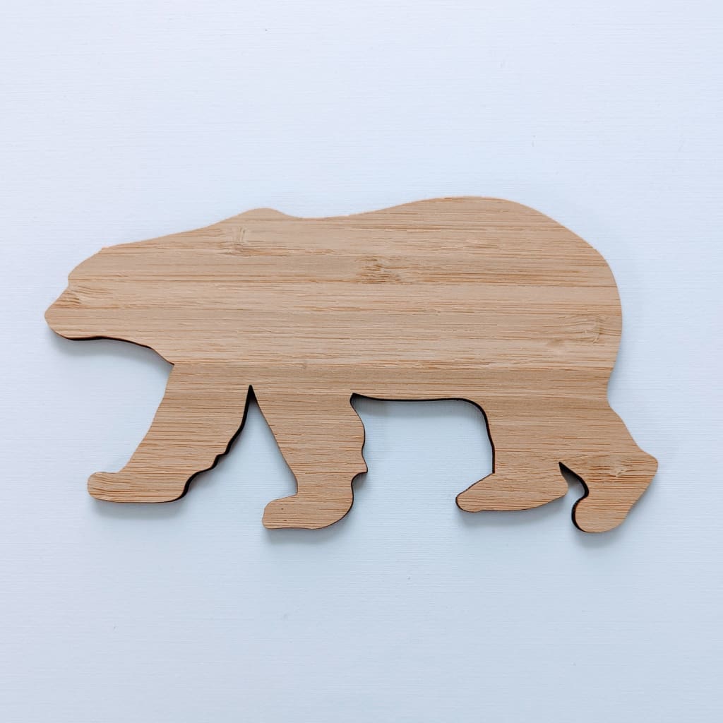 12cm Two Pack Shape/Blank Bamboo - Craft Shape