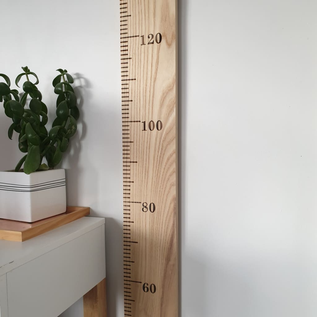 Ash Wooden Height Chart - Height Chart