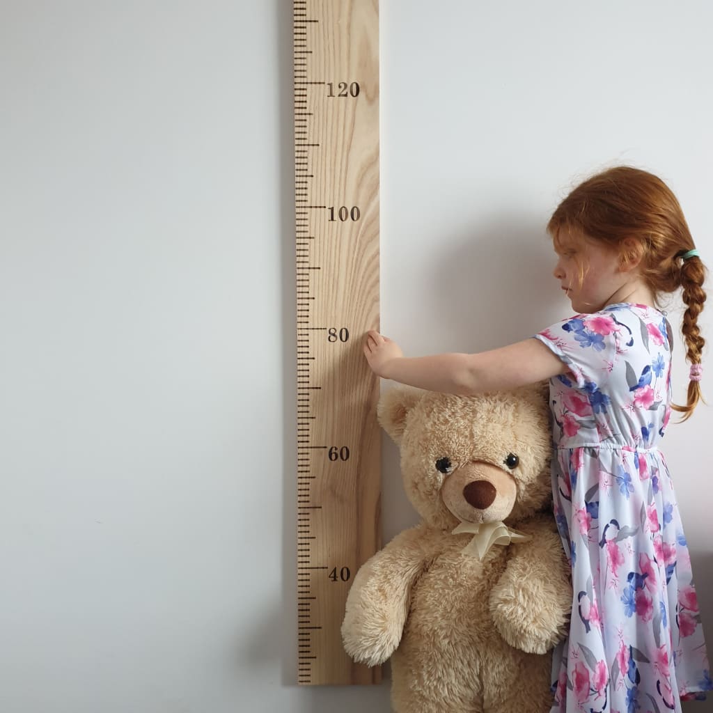 Ash Wooden Height Chart - Height Chart