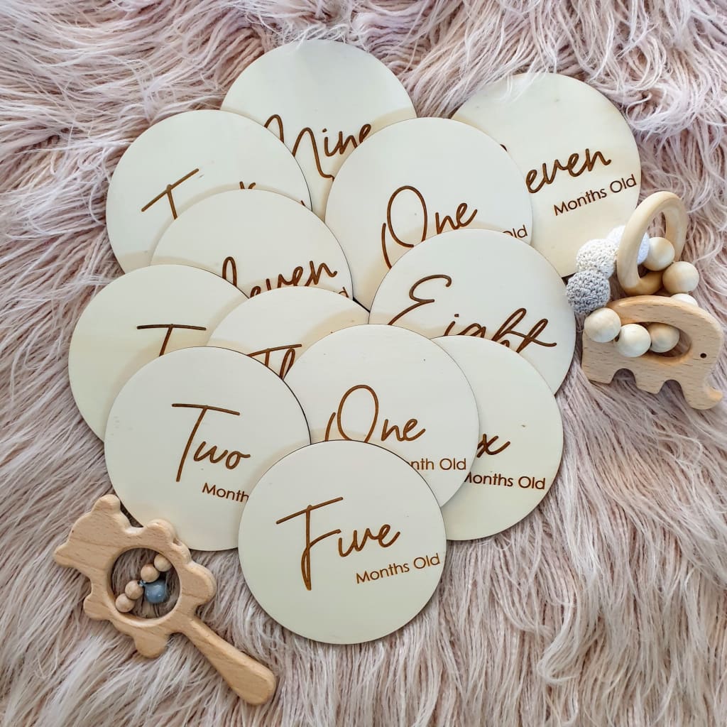 Barcelona Milestone Cards Set - Baby