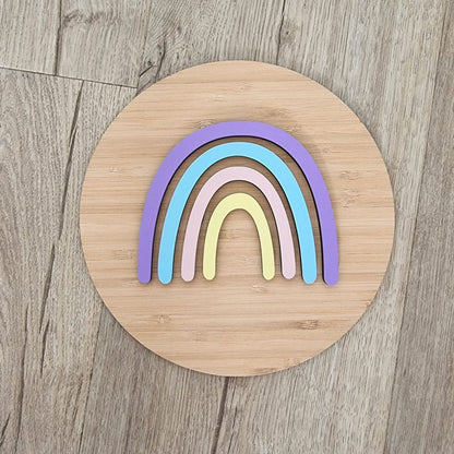 Boho Rainbow - Bamboo with pastels - Baby