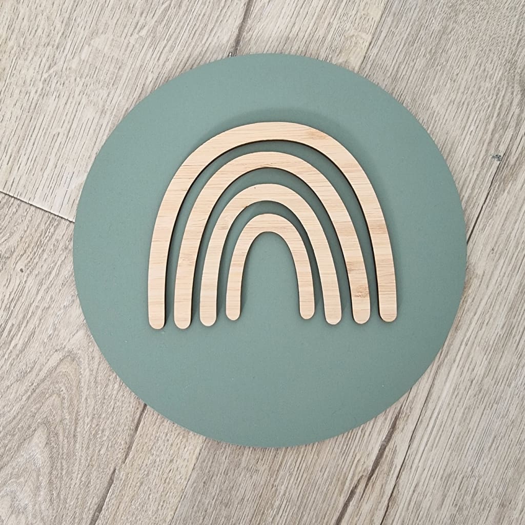 Boho Rainbow - Sage with bamboo - Baby