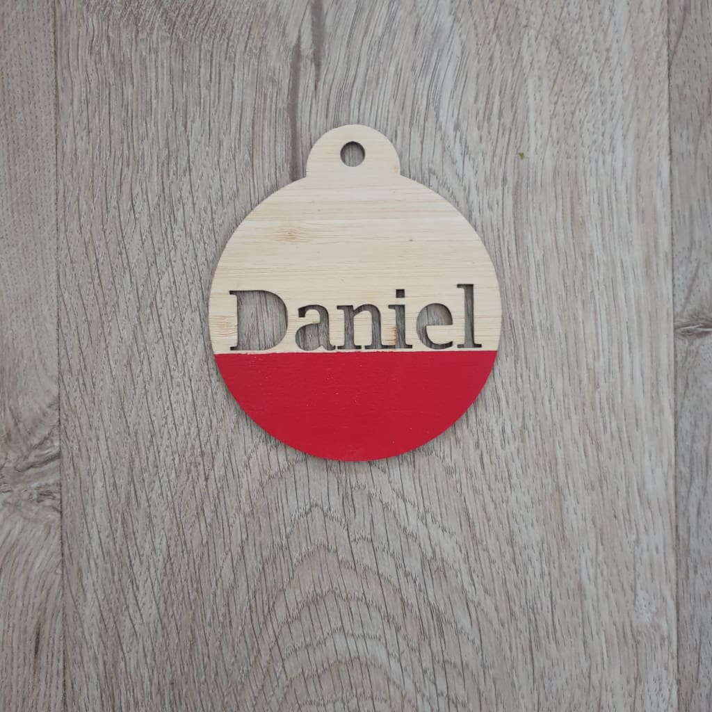 Christmas Baubles Personalised Dipped - Christmas Baubles