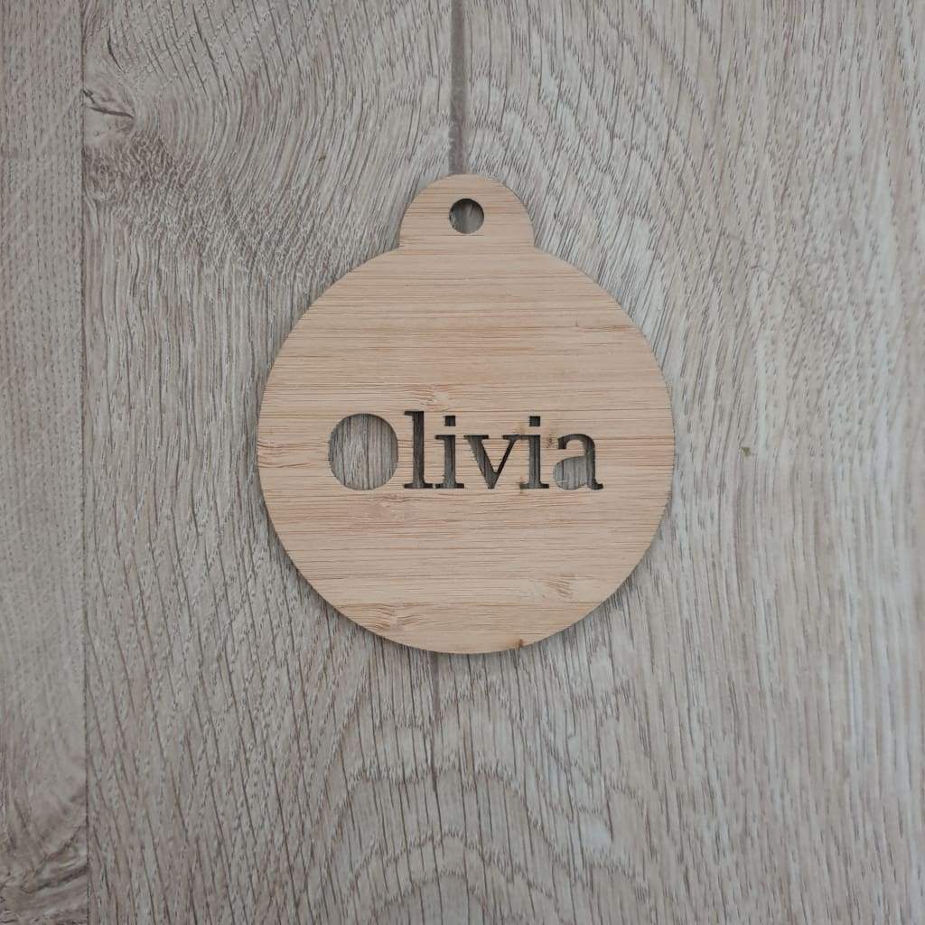 Christmas Baubles Personalised Darker - Christmas Baubles