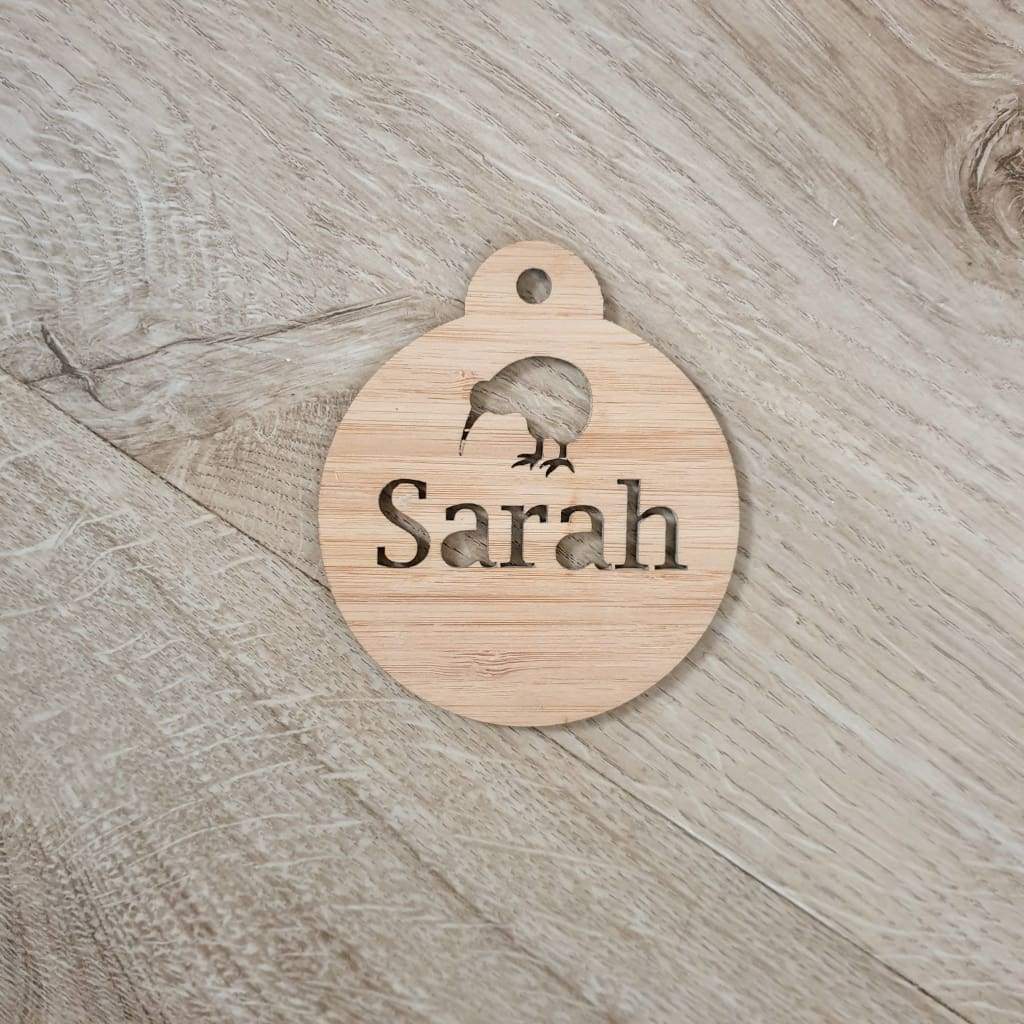 Christmas Baubles Personalised Darker - Kiwi - Christmas Baubles