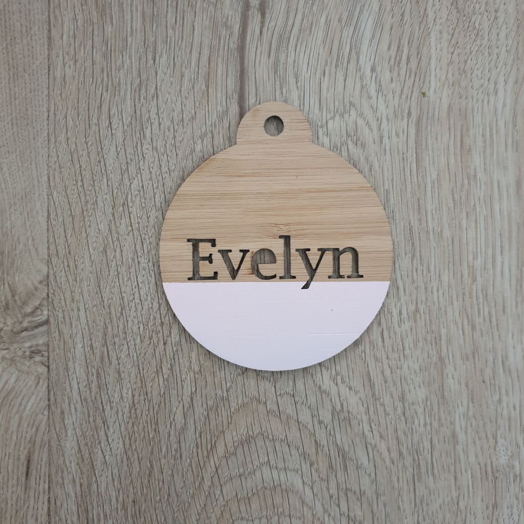 Christmas Baubles Personalised Dipped - None - Christmas Baubles