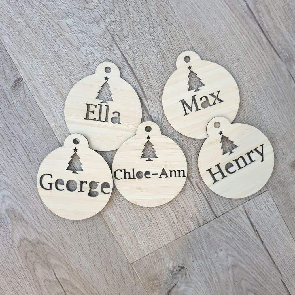 Christmas Baubles Personalised Darker - Christmas Tree - Christmas Baubles