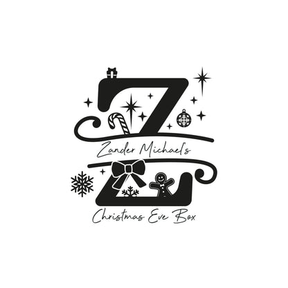 Christmas Eve Box Monogram - Keepsake Box