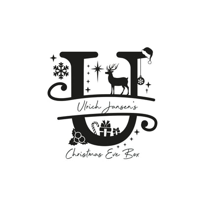 Christmas Eve Box Monogram - Keepsake Box