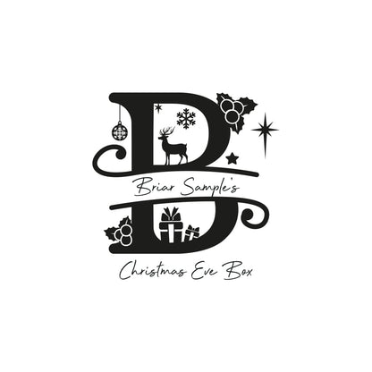 Christmas Eve Box Monogram - Keepsake Box
