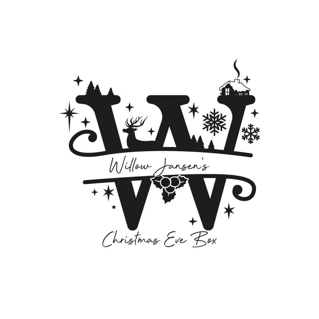 Christmas Eve Box Monogram - Keepsake Box