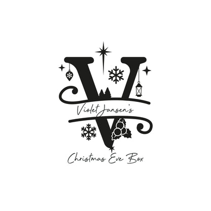 Christmas Eve Box Monogram - Keepsake Box