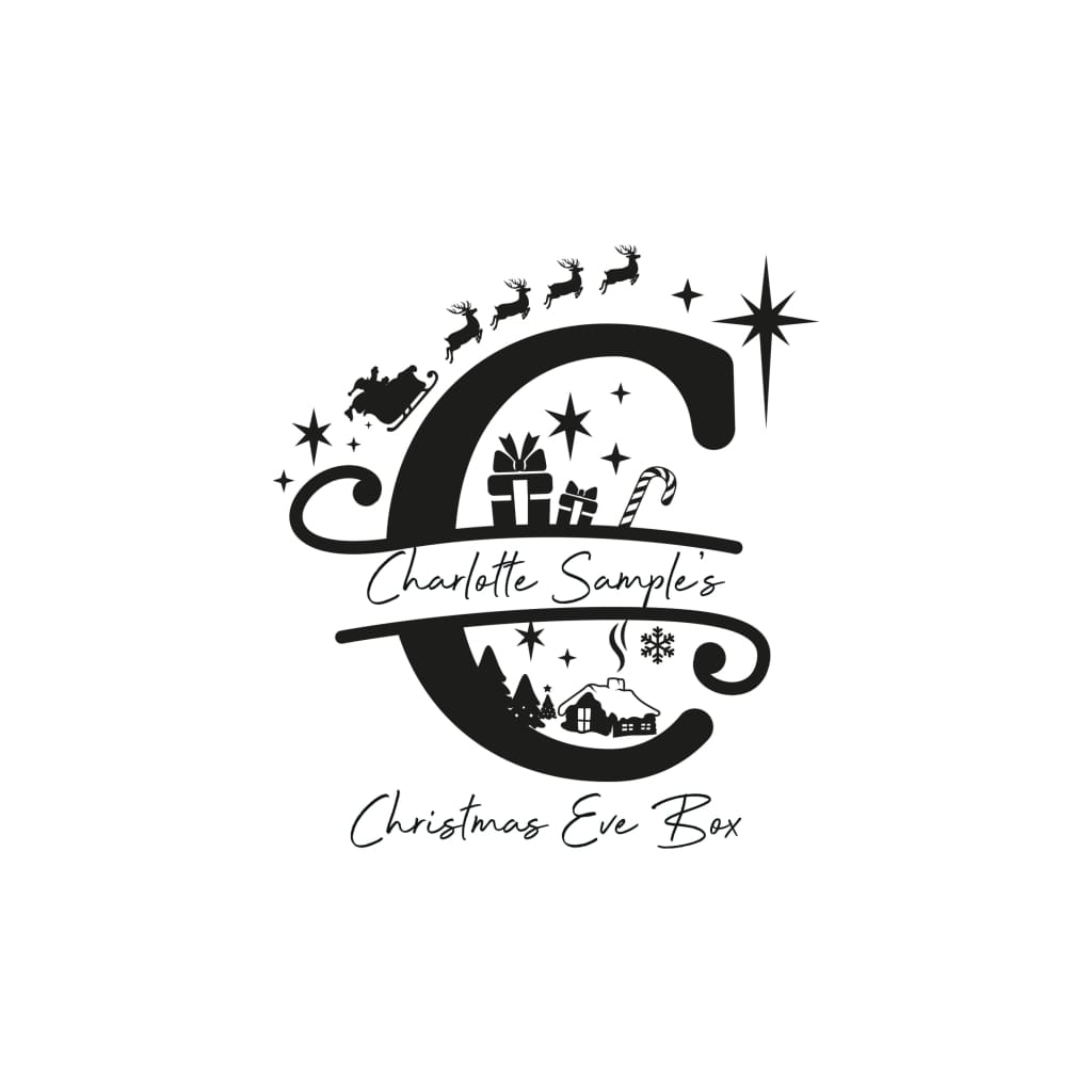 Christmas Eve Box Monogram - Keepsake Box