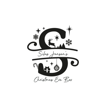 Christmas Eve Box Monogram - Keepsake Box