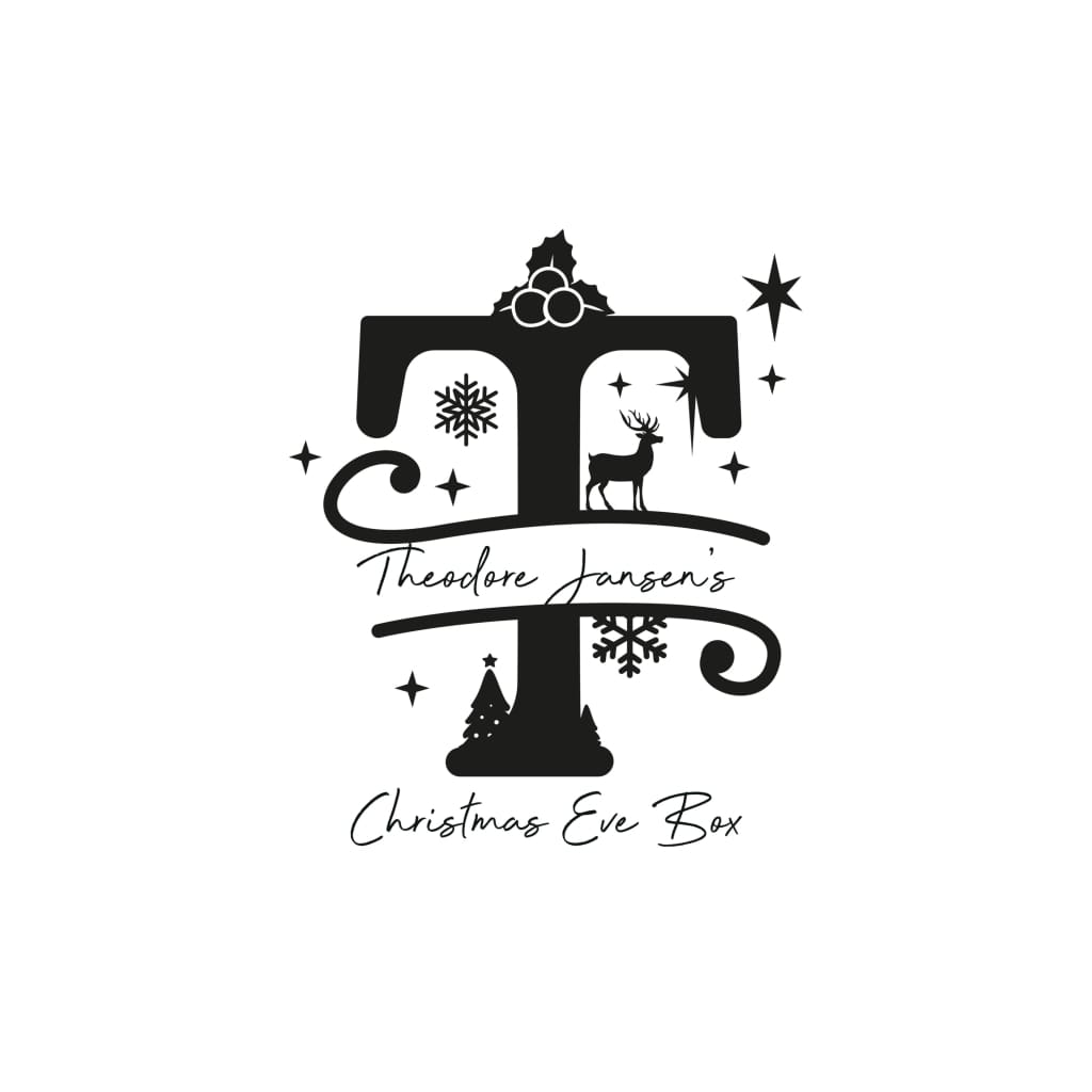 Christmas Eve Box Monogram - Keepsake Box