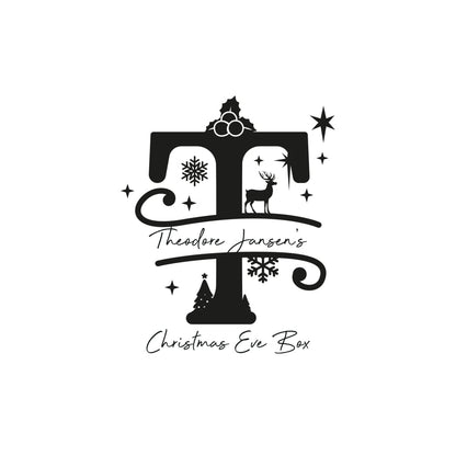 Christmas Eve Box Monogram - Keepsake Box