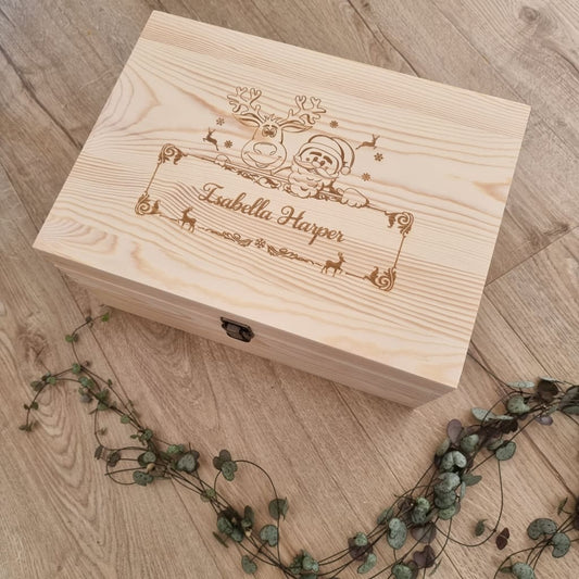 Christmas Eve Box Santa - Keepsake Box
