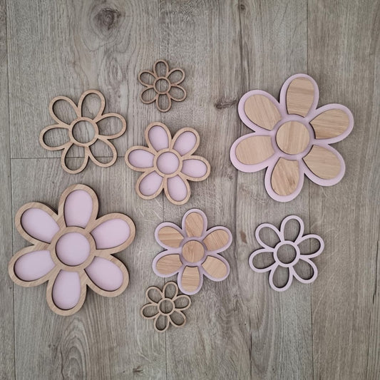 Daisies Bunch - Floral Wall Decor - Craft Shape