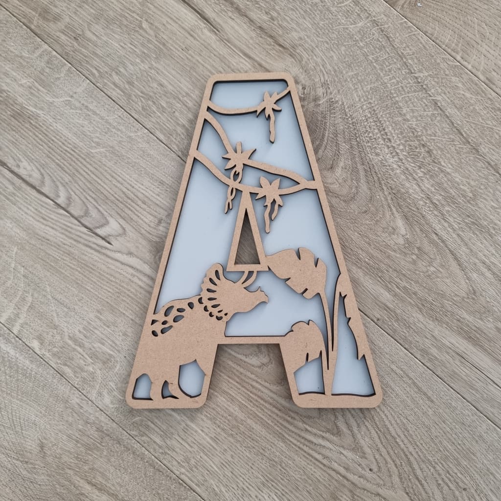 Dinosaur Letters Large - Letter Tiles