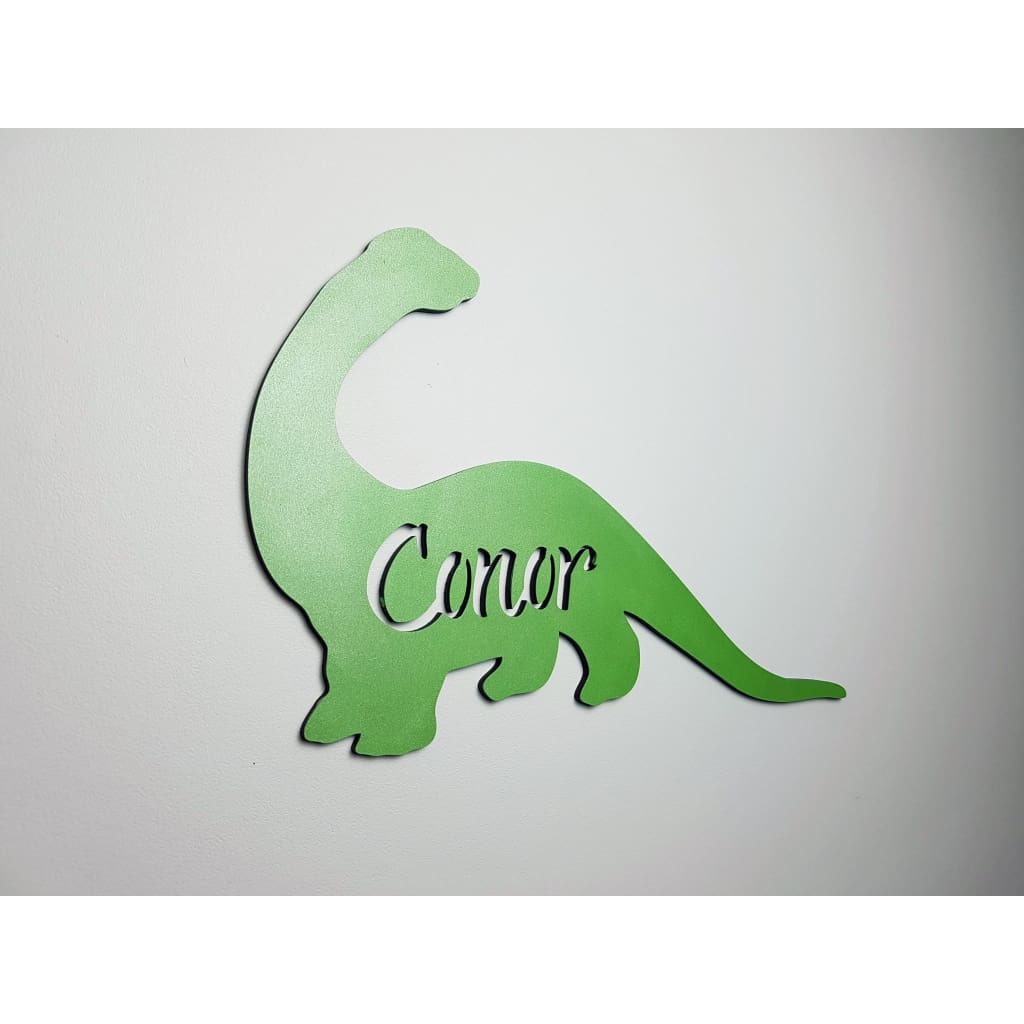 Dinosaur Name Wooden Plaque - Laser Cut Name Plaque