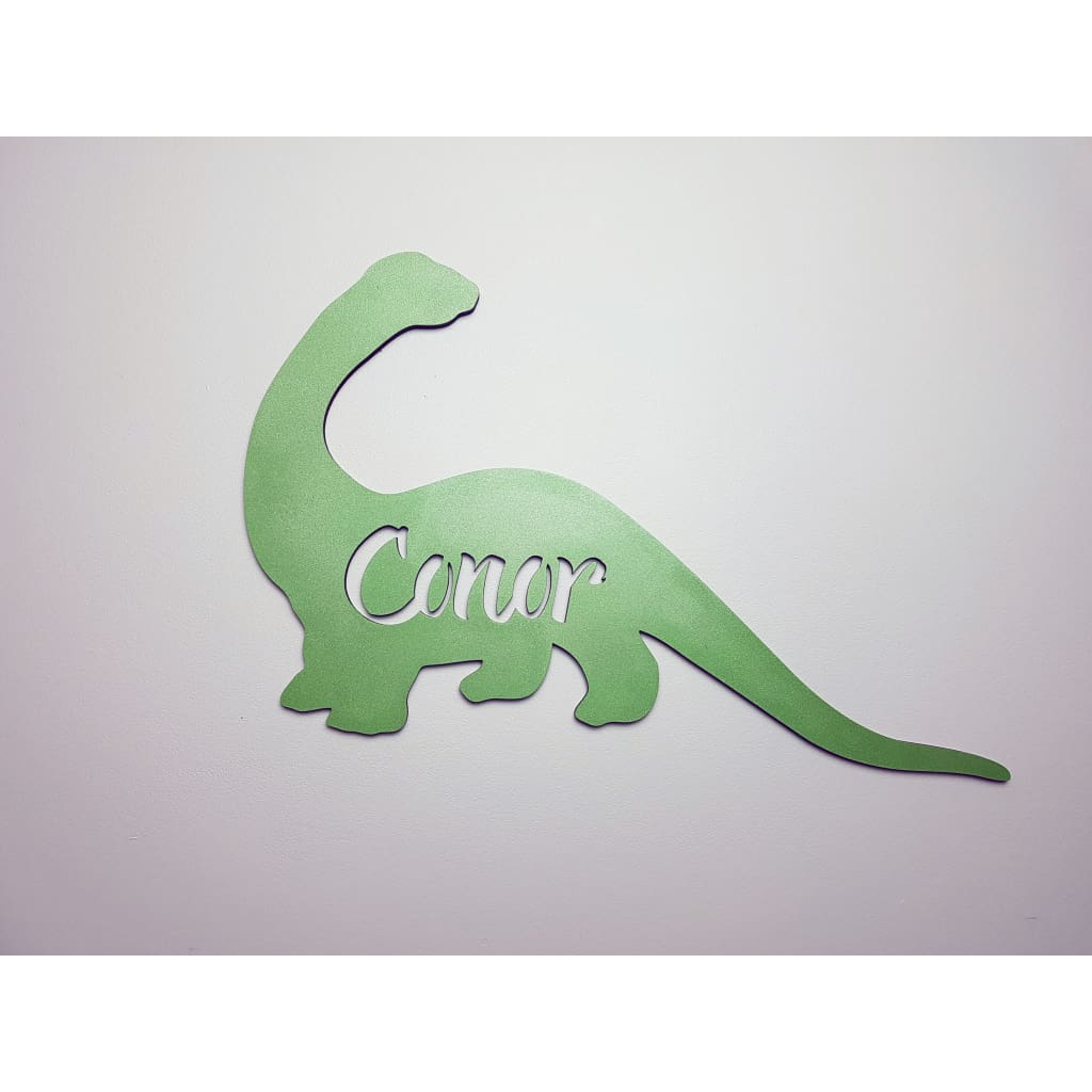 Dinosaur Name Wooden Plaque - Laser Cut Name Plaque