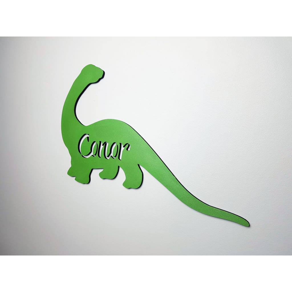 Dinosaur Name Wooden Plaque - Laser Cut Name Plaque