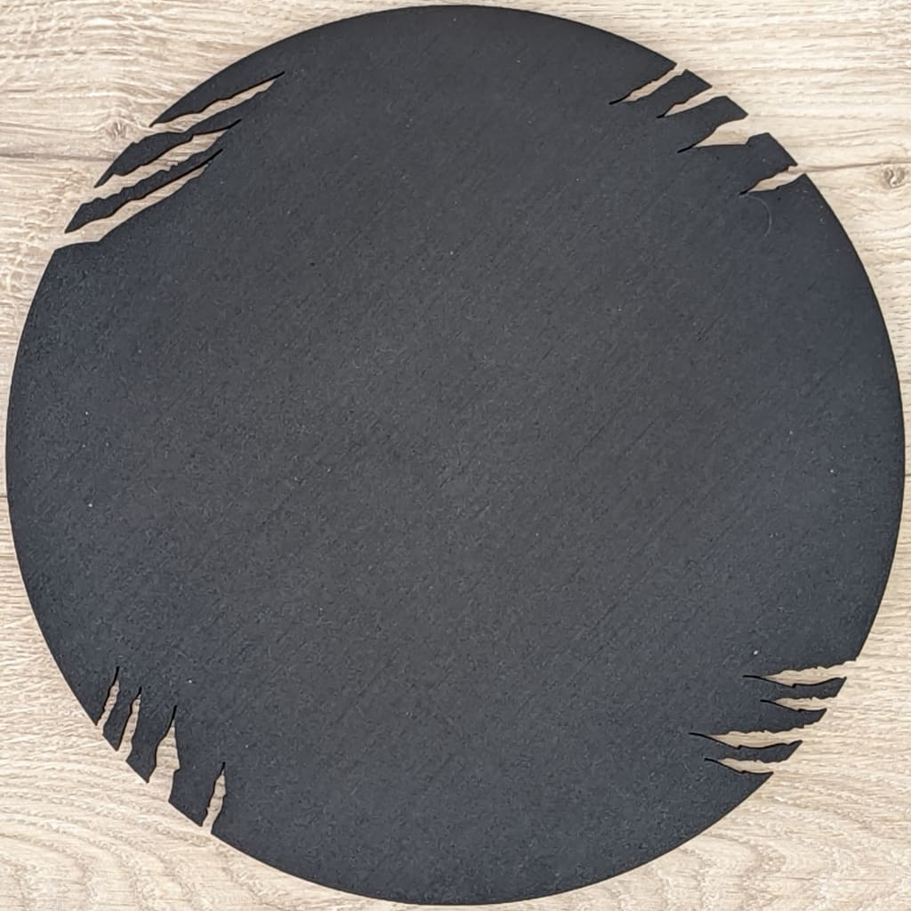 Dinosaur Name Wooden Round - Laser Cut Name Plaque