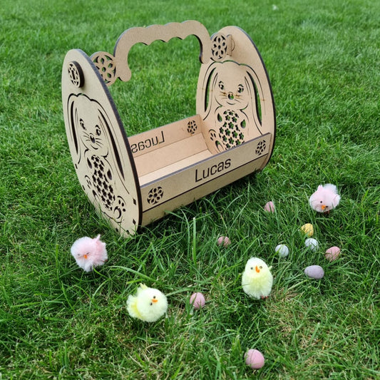 Easter Egg Basket MDF - Easter