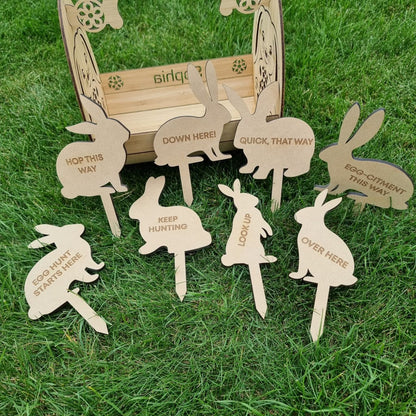 Easter Egg Hunt Bunny Stakes - Easter