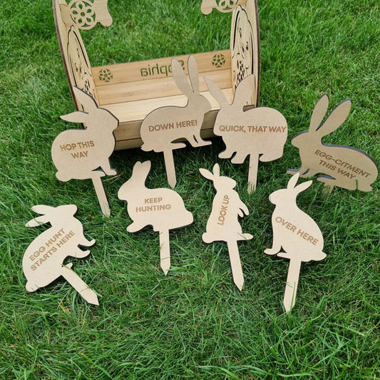Easter Egg Hunt Bunny Stakes - Easter