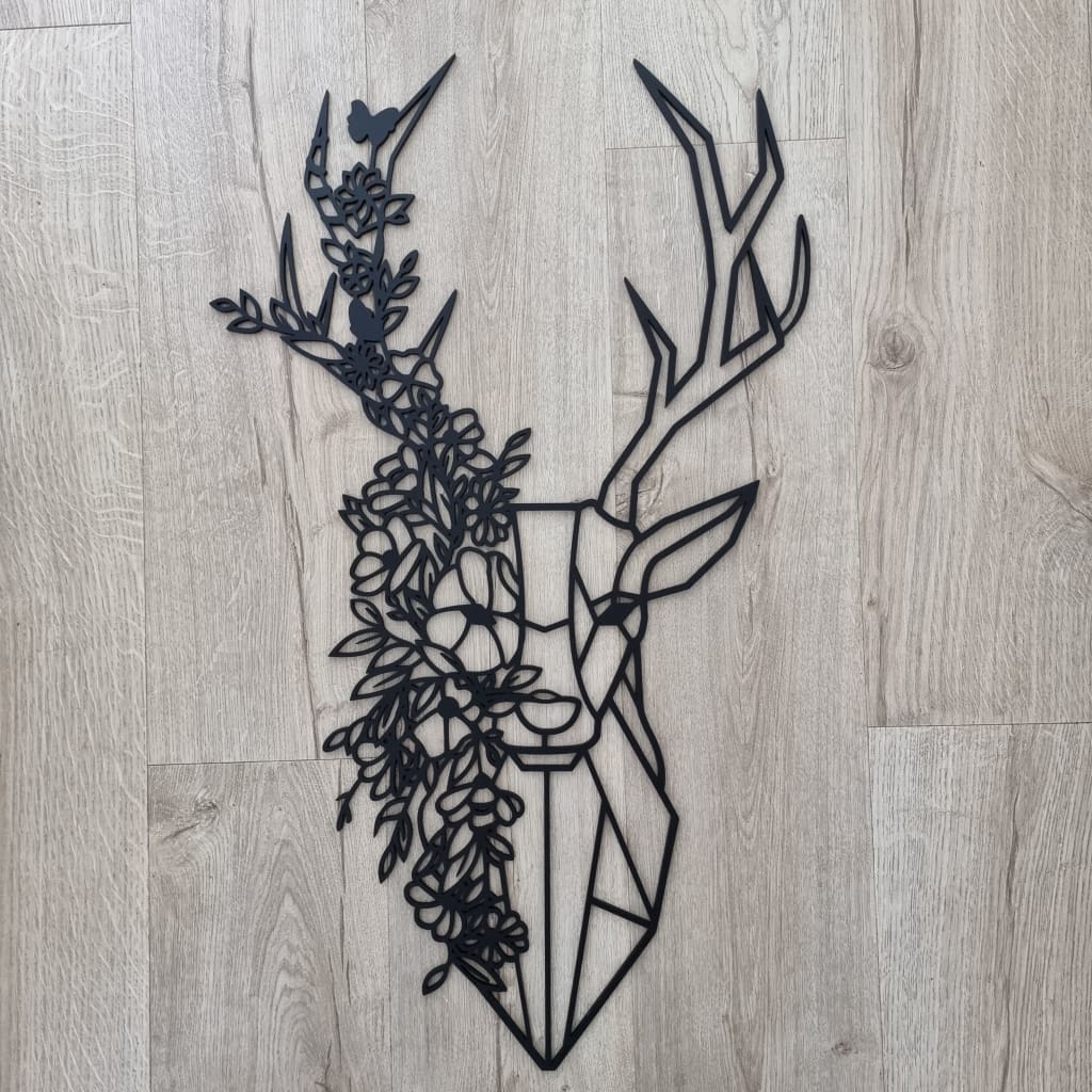 Geometric Stag Wall Art - Geometric Animals