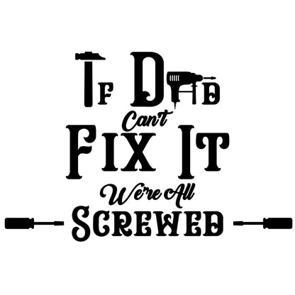 Granddad Fix It Solid Pine Sign - Dad - Pine Sign