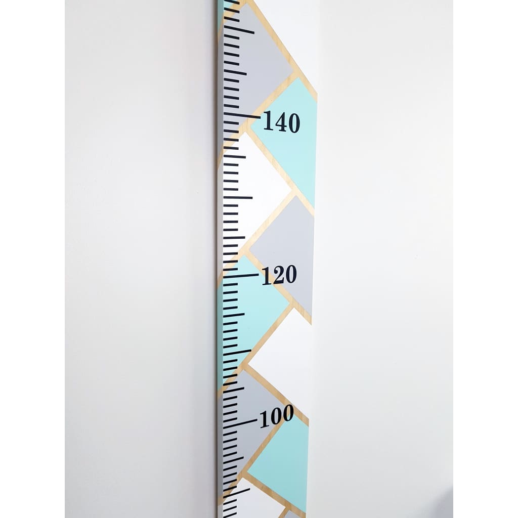Herringbone Wooden Height Chart - Height Chart