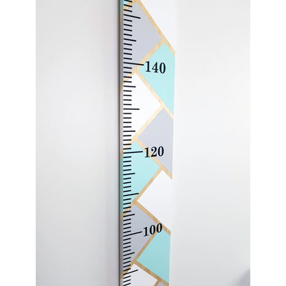 Herringbone Wooden Height Chart - Height Chart