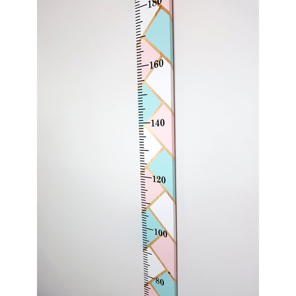 Herringbone Wooden Height Chart - Height Chart