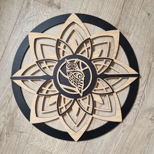 Mandela Flower Single Colour + Bamboo - Mandela