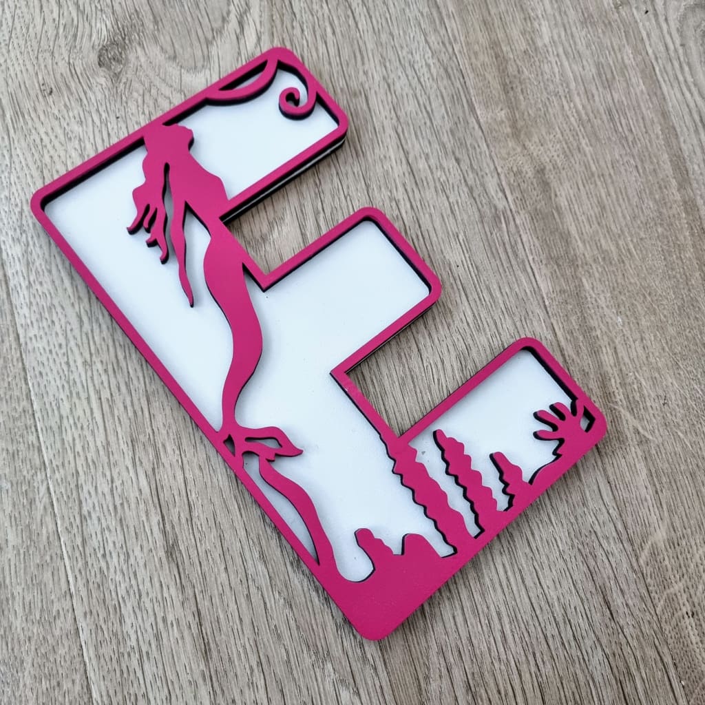 Mermaid Letters Large - Letter Tiles